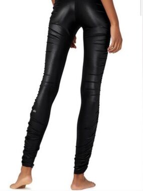 ALO Yoga Black Shine High-Rise Leggings